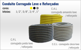 conduite corrugado leve